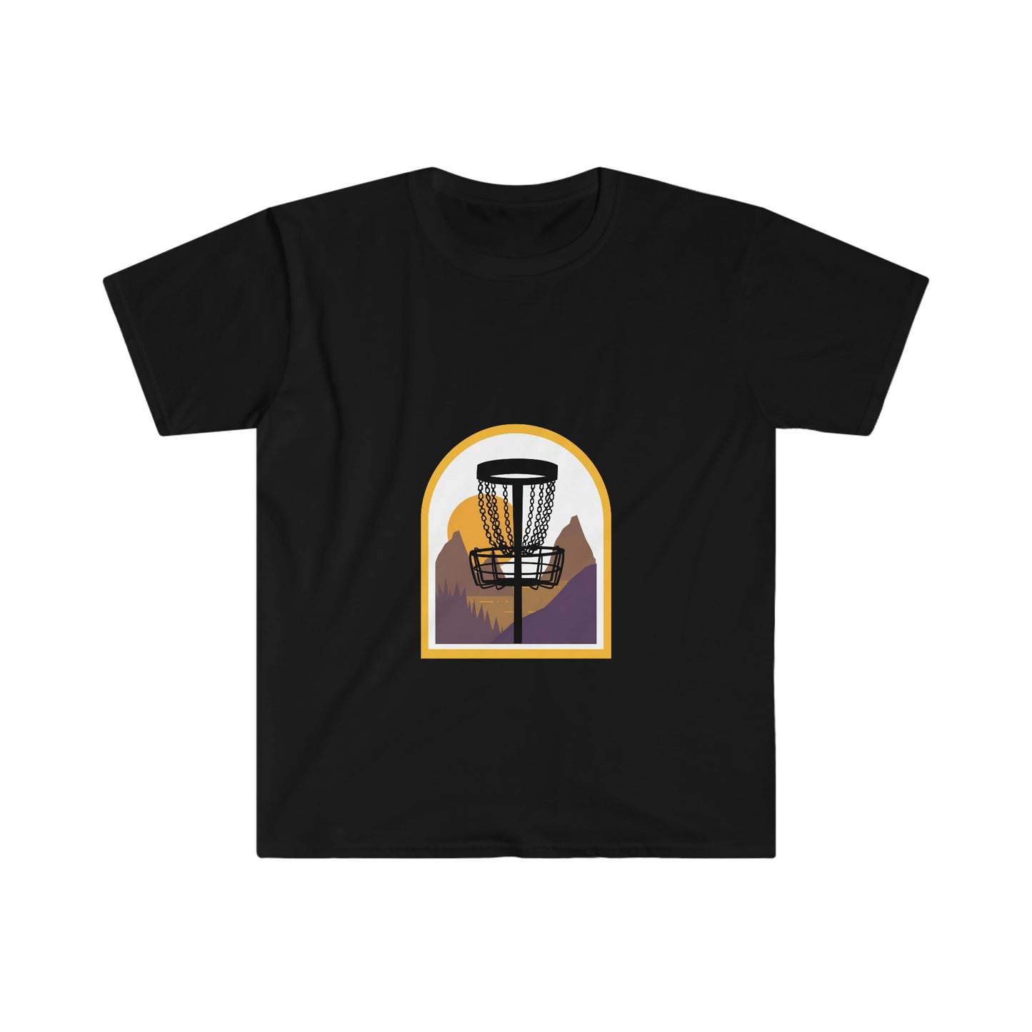 Purple Mountains Disc Golf T-Shirt - Soft style