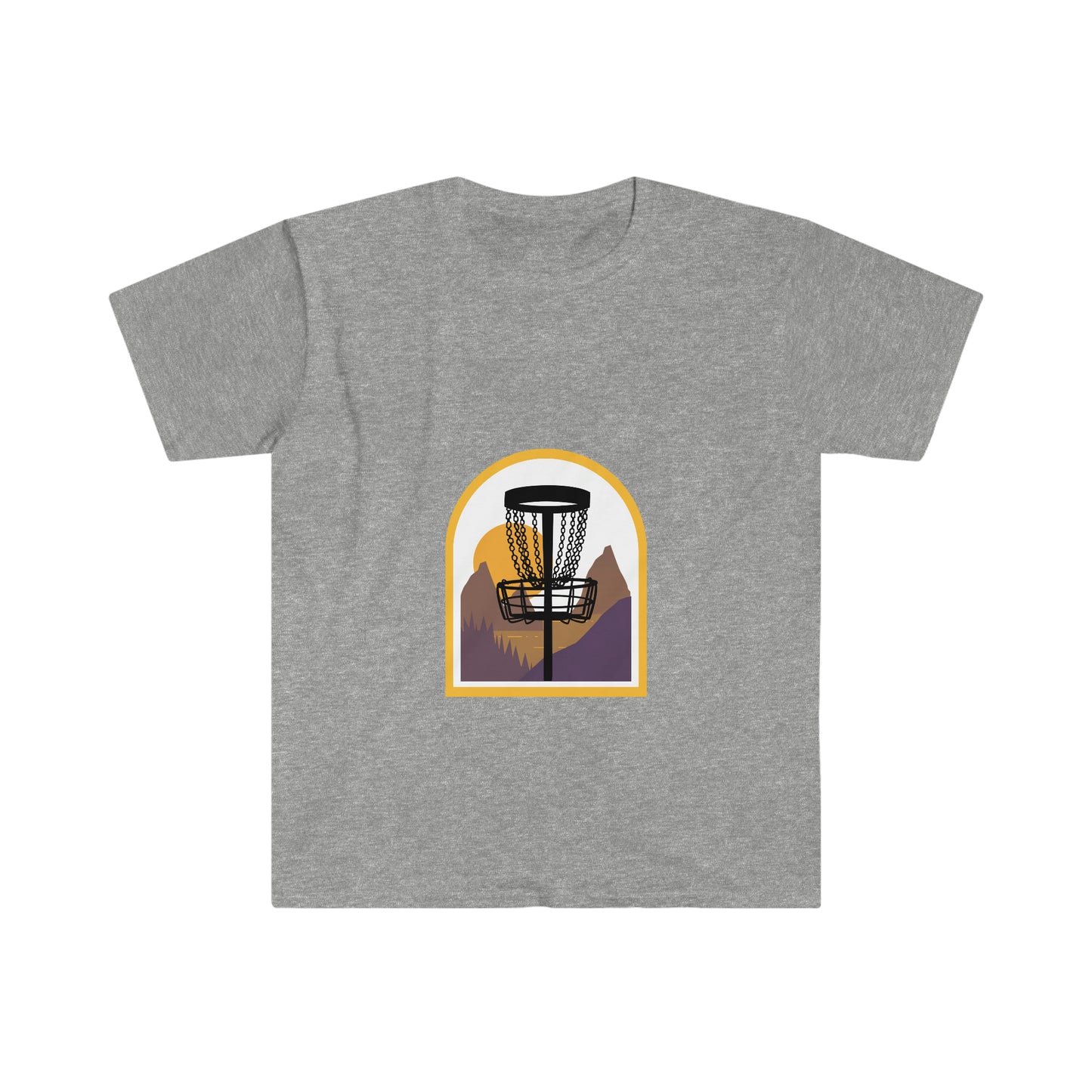 Purple Mountains Disc Golf T-Shirt - Soft style