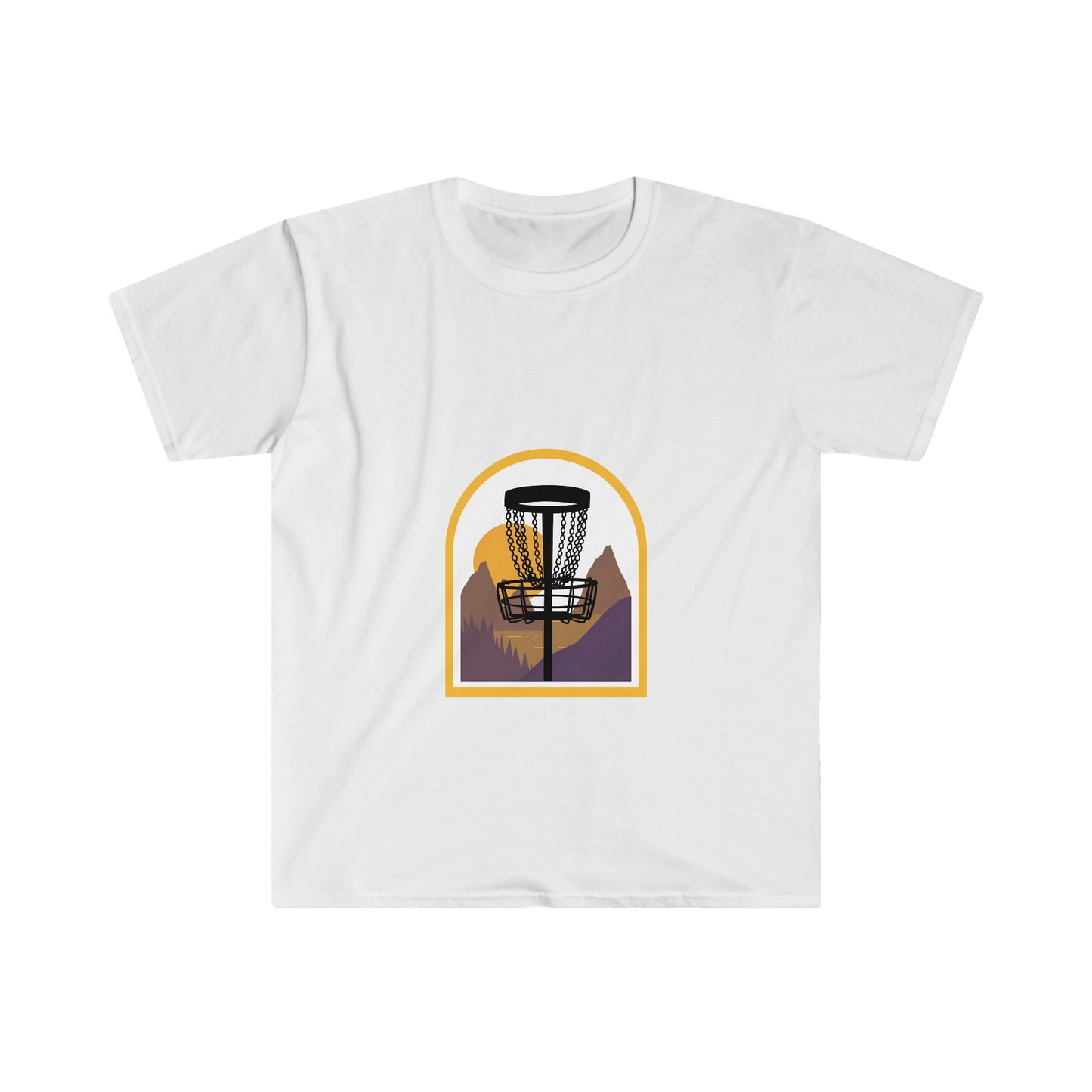 Purple Mountains Disc Golf T-Shirt - Soft style