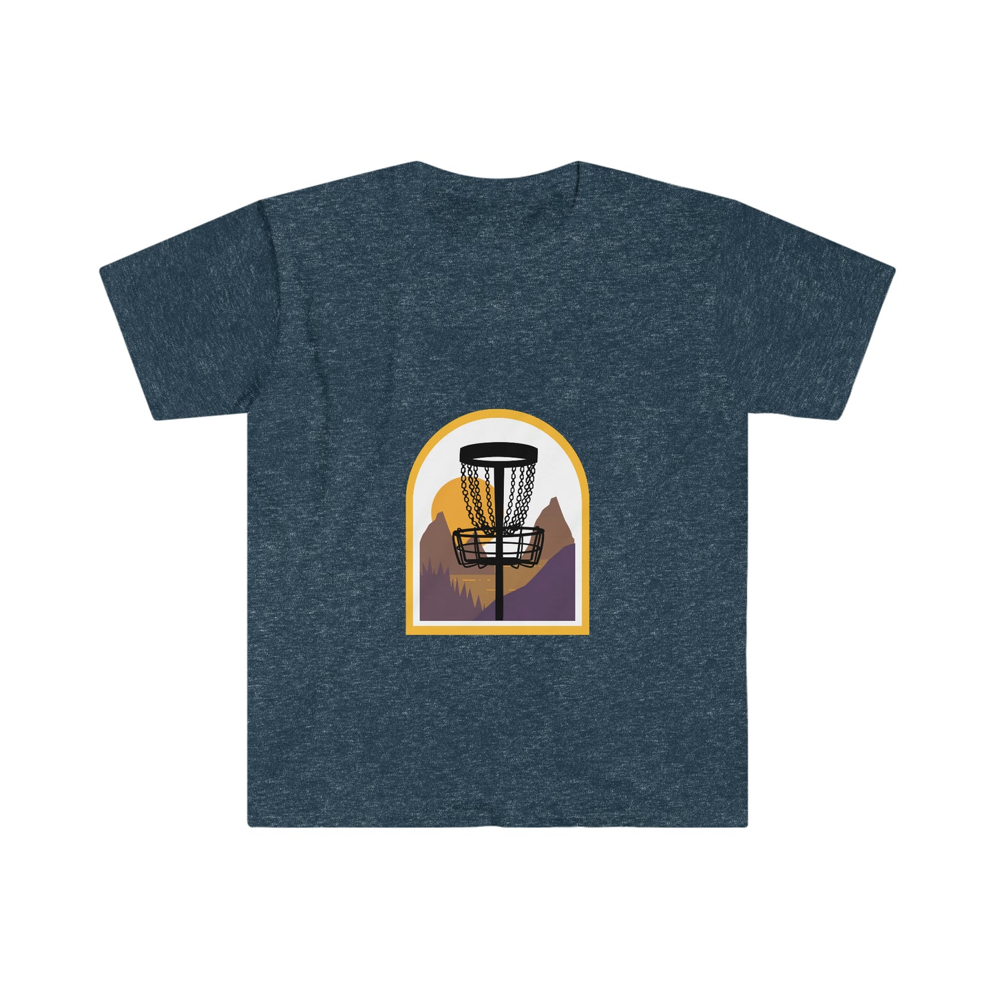 Purple Mountains Disc Golf T-Shirt - Soft style