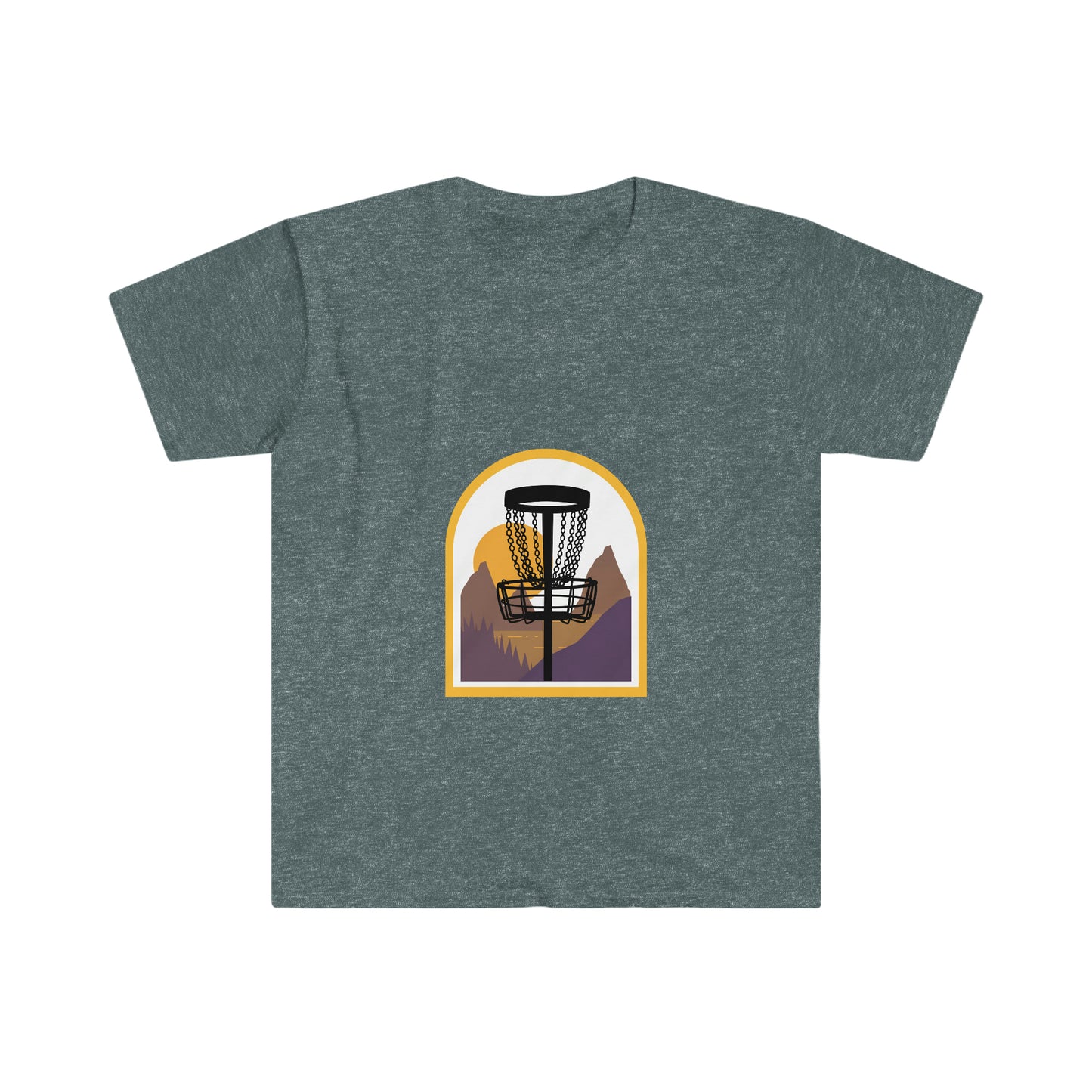 Purple Mountains Disc Golf T-Shirt - Soft style
