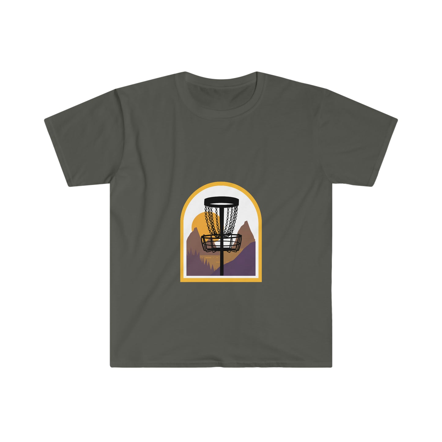 Purple Mountains Disc Golf T-Shirt - Soft style