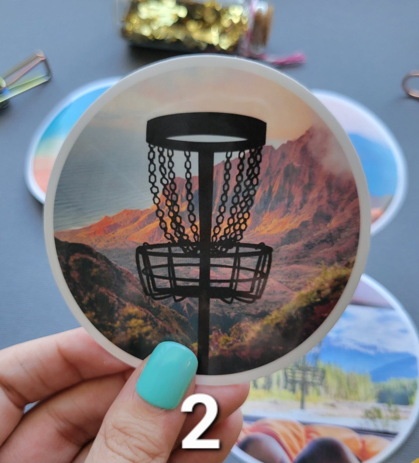 Disc Golf Nature Stickers