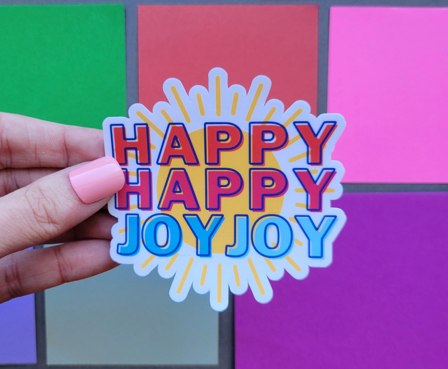 Happy Happy Joy Joy Sticker