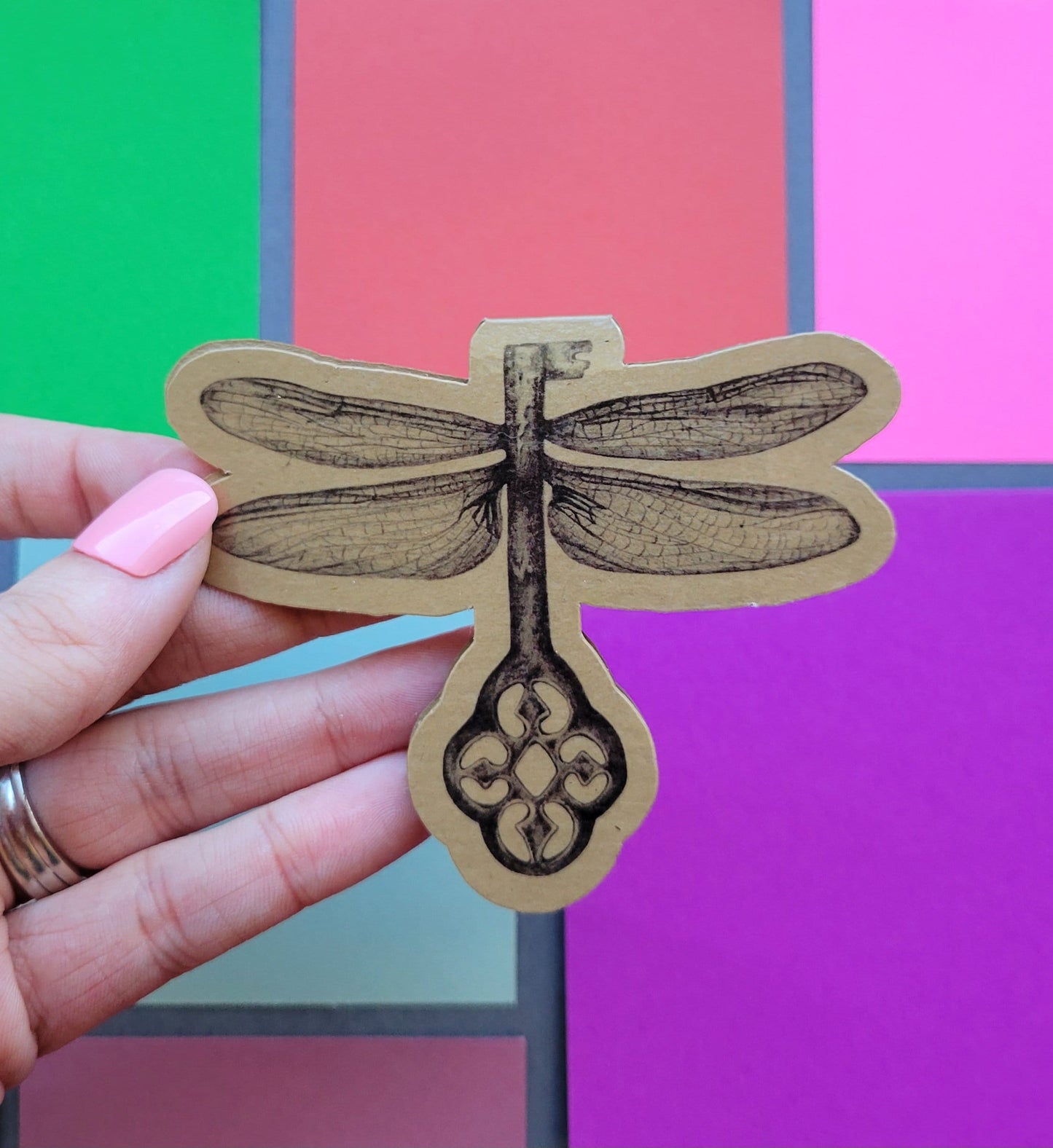 Magnetic Bookmarks - Sorting Hat and Flying Key