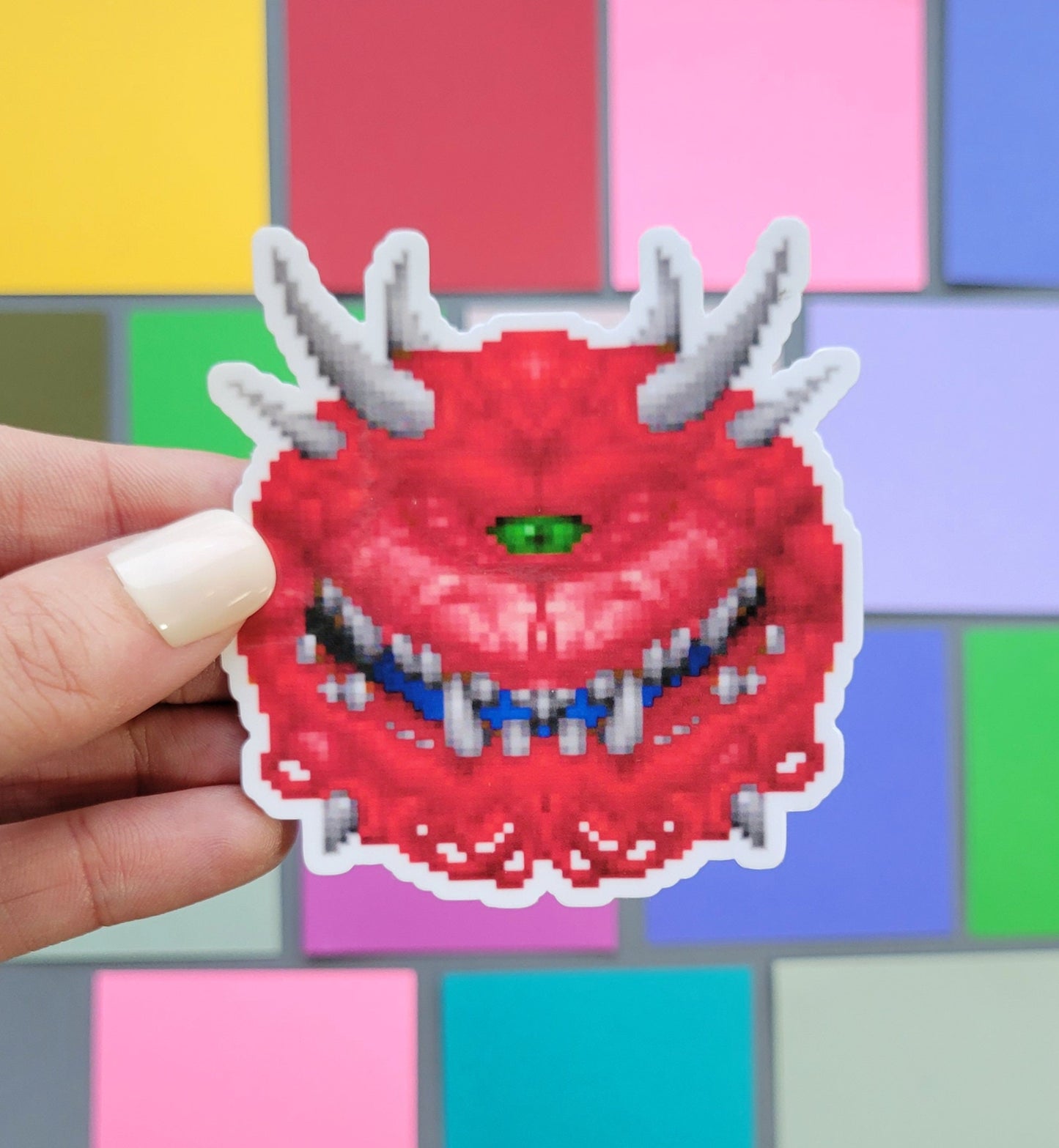 Doom Cacodemon Monster Sticker