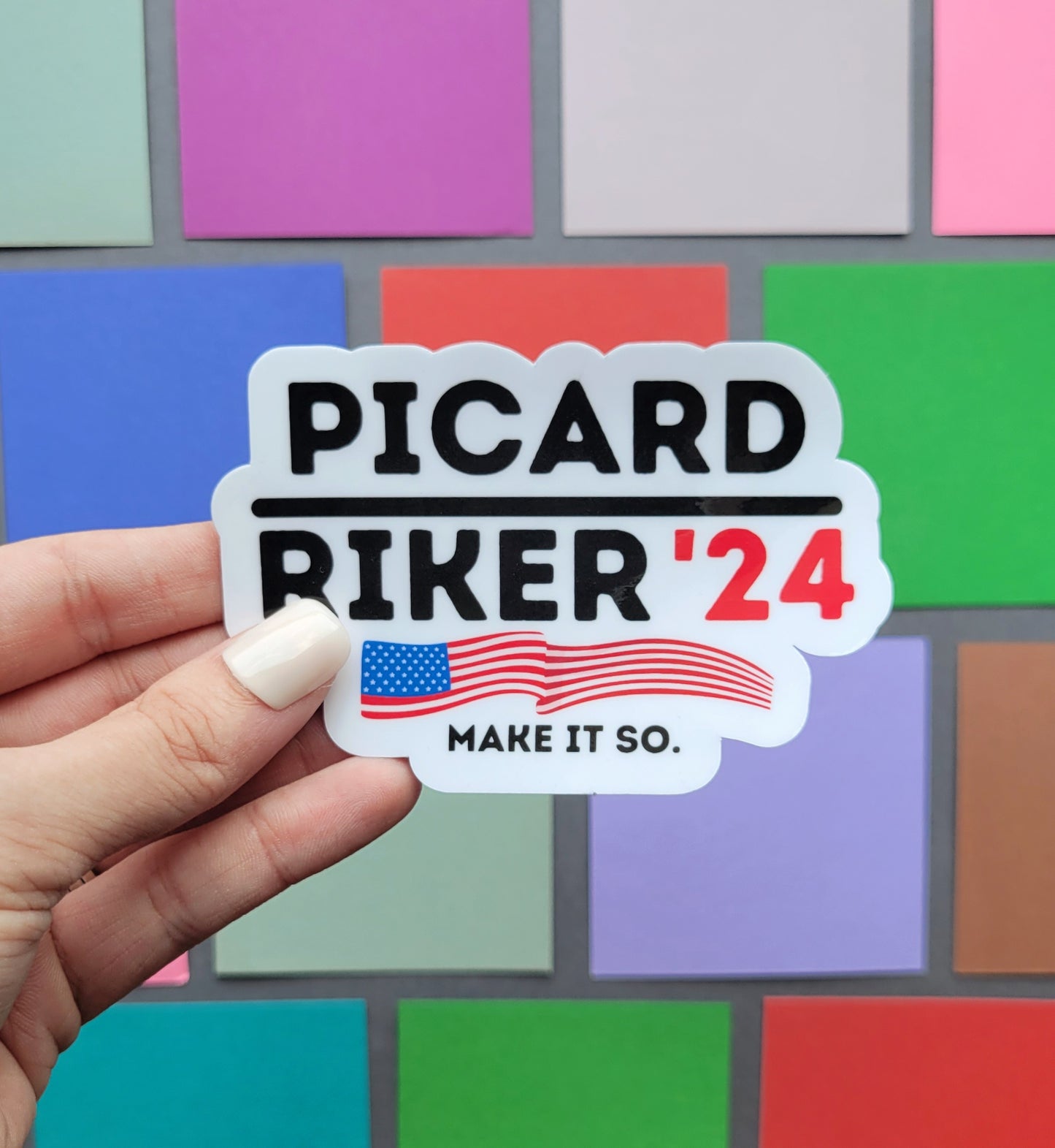 Picard and Ryker for President 2024 - Make It So