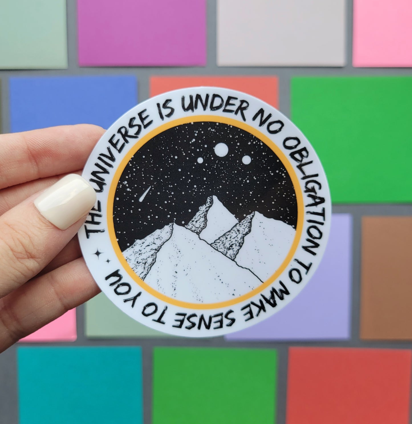 Neil deGrasse Tyson Quote - Universe Sticker