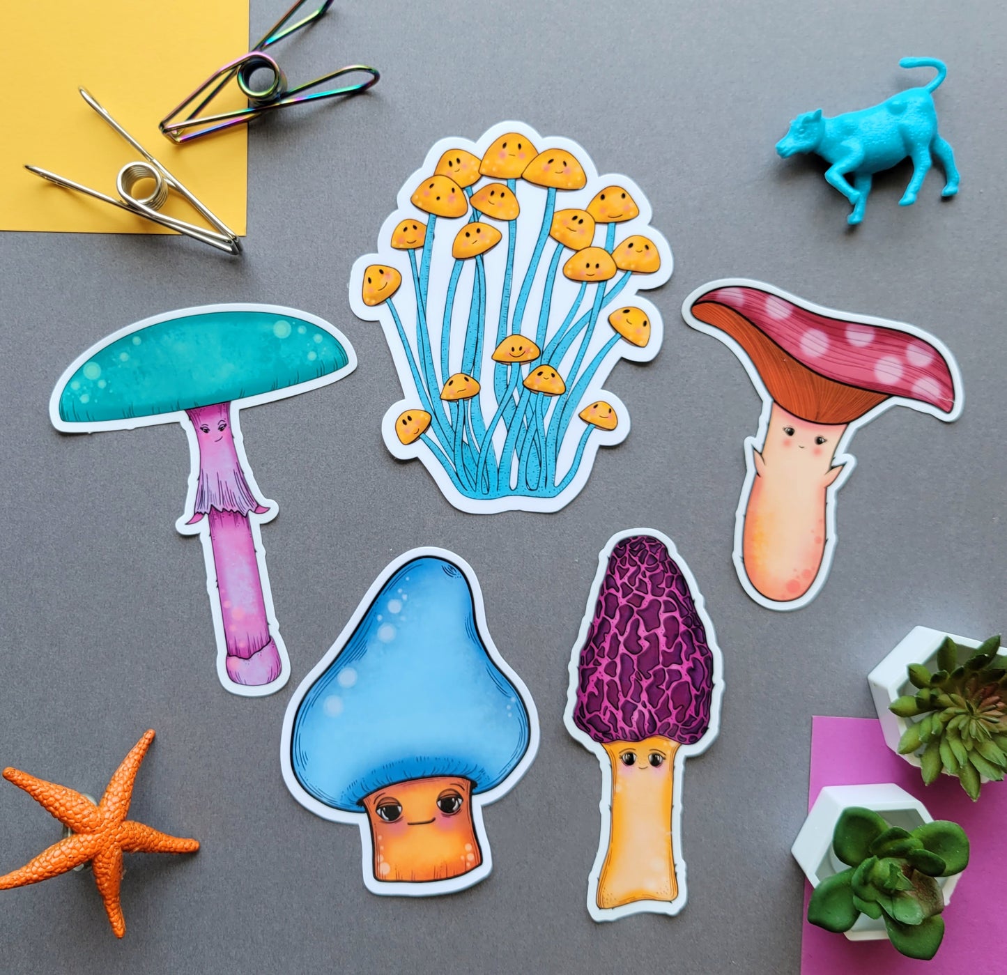 Bunch of Fungi's Mushroom Stickers