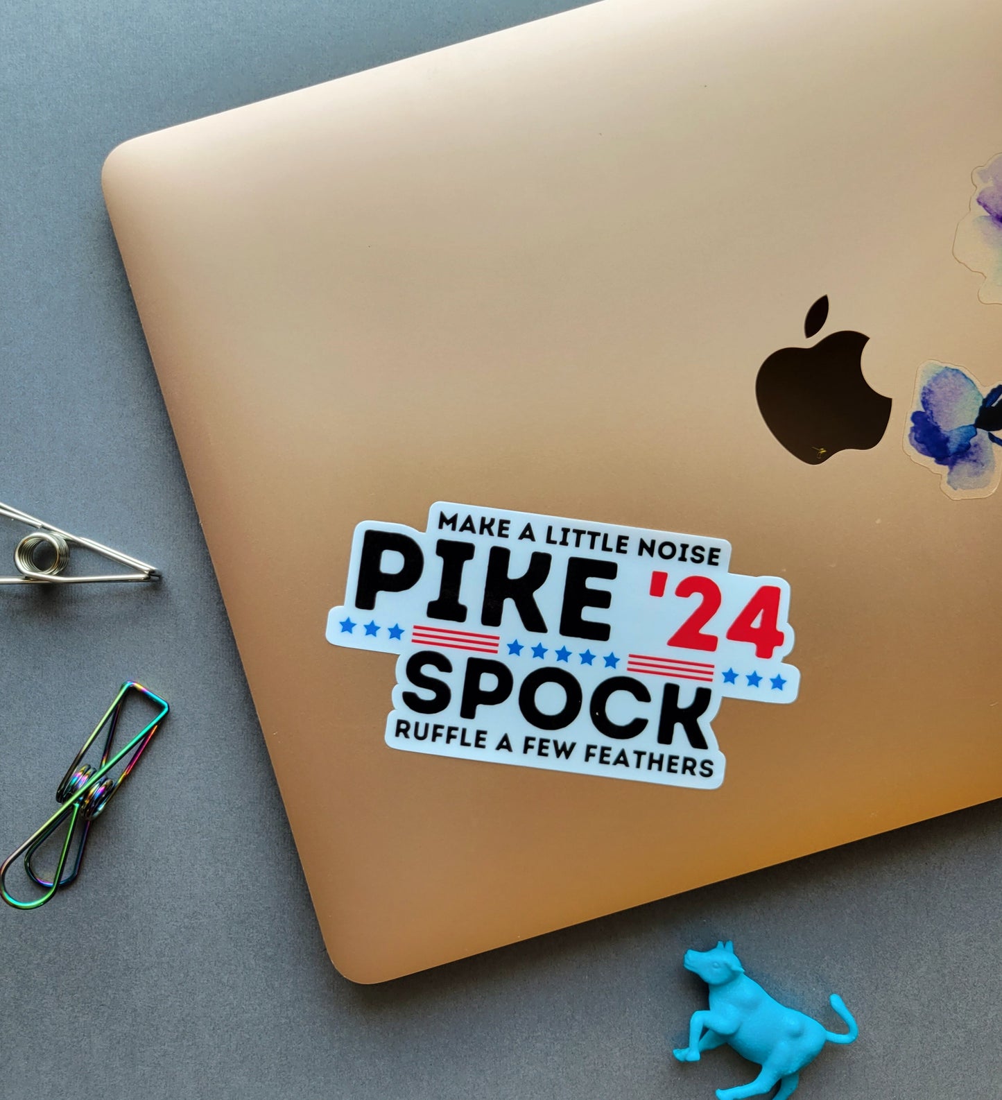 Pike and Spock for President 2024 Sticker