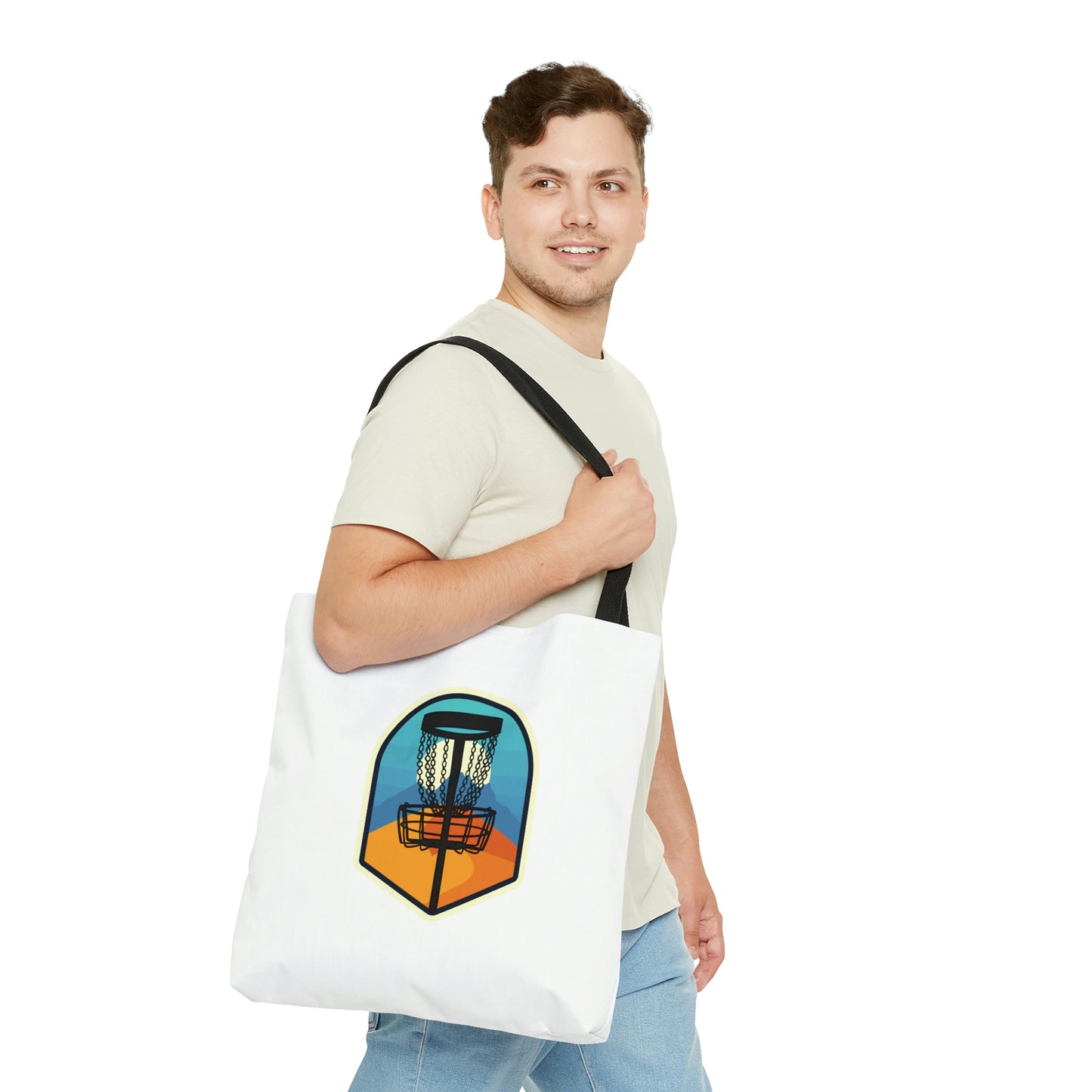 Sandy Desert Disc Golf Tote Bag