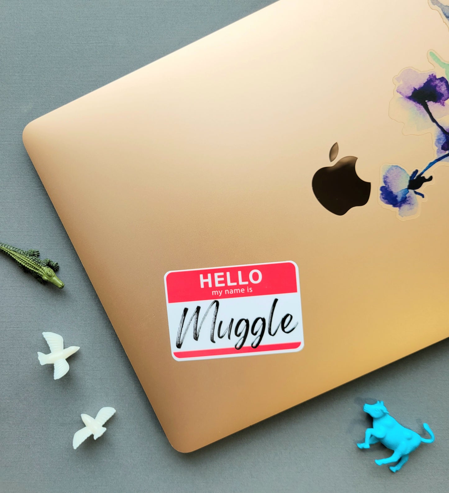 Hello My Name is Muggle Sticker