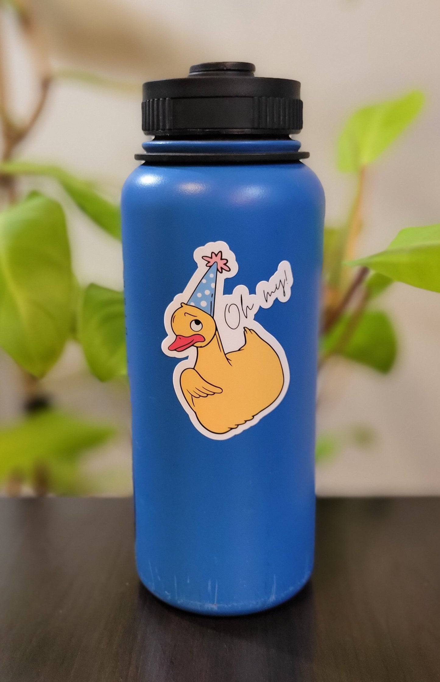 Oh My! Party Duck Sticker