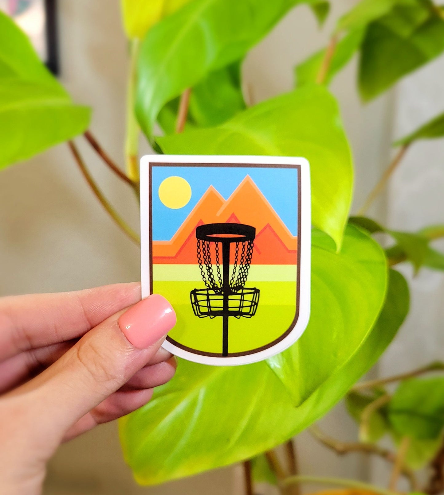 Disc Golf Sticker 4 Pack