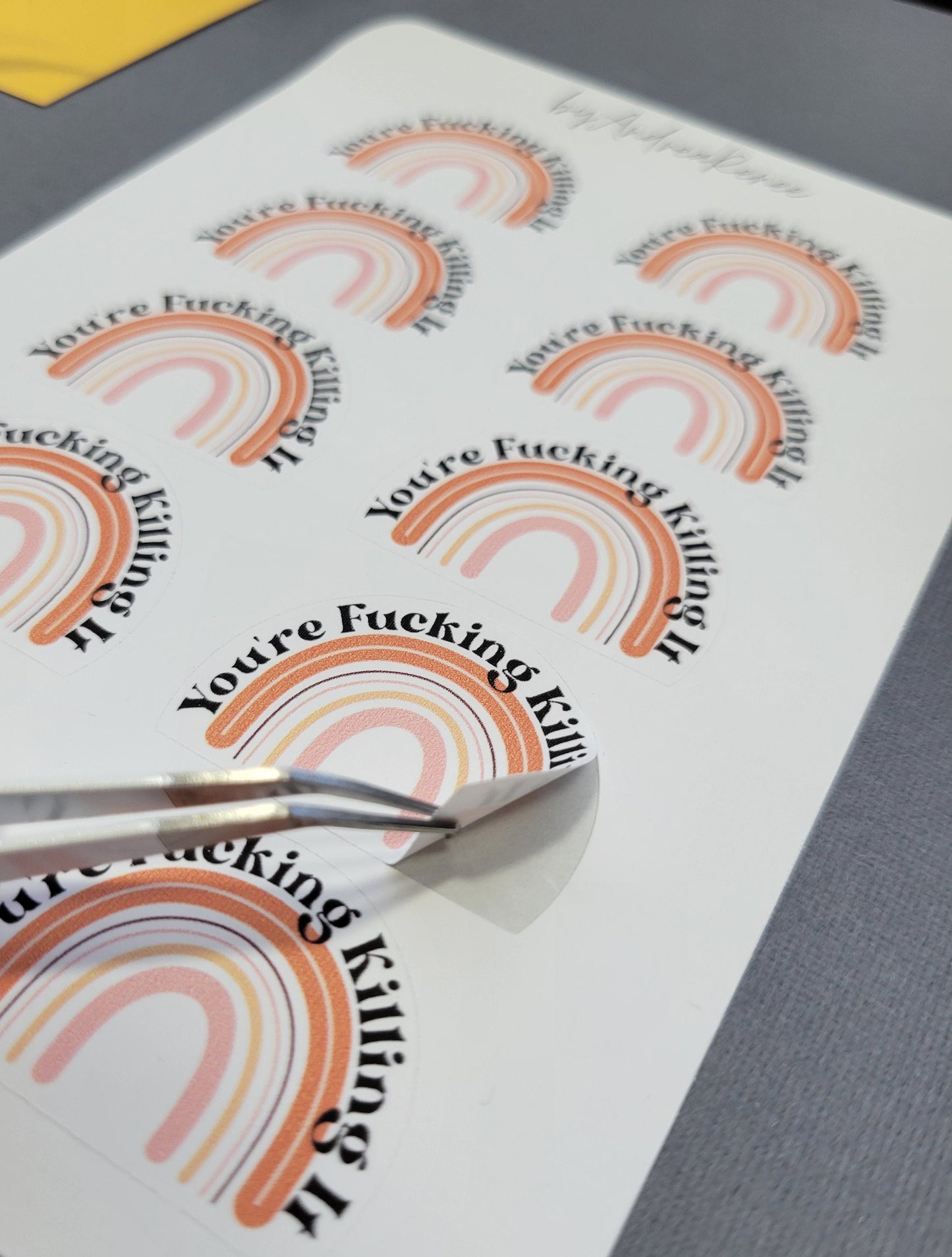 You're F*cking Killing It Sticker Sheet - 10 Stickers