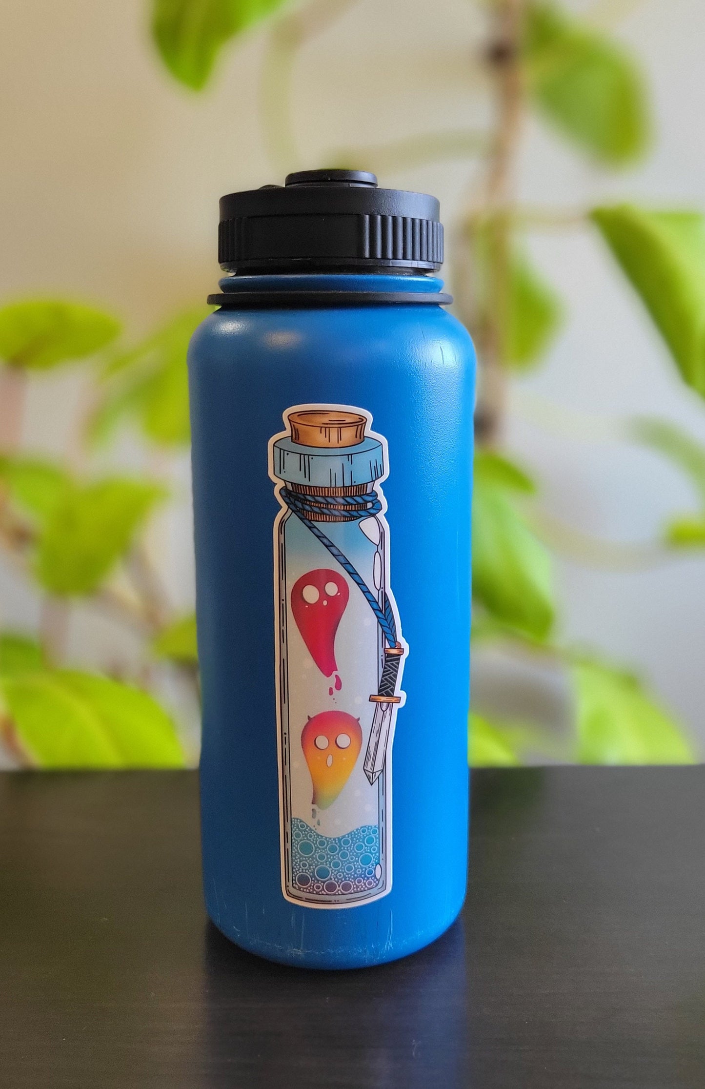 Potion Bottle with Ghosts Sticker