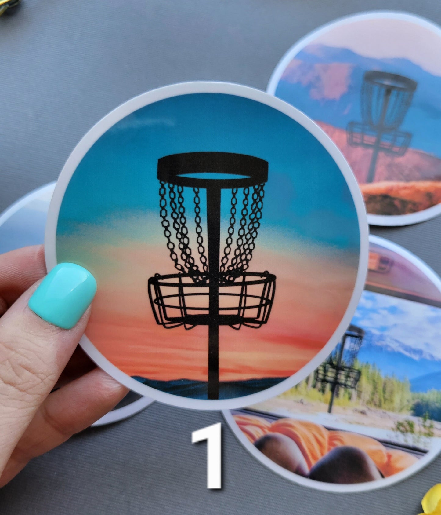 Disc Golf Nature Stickers