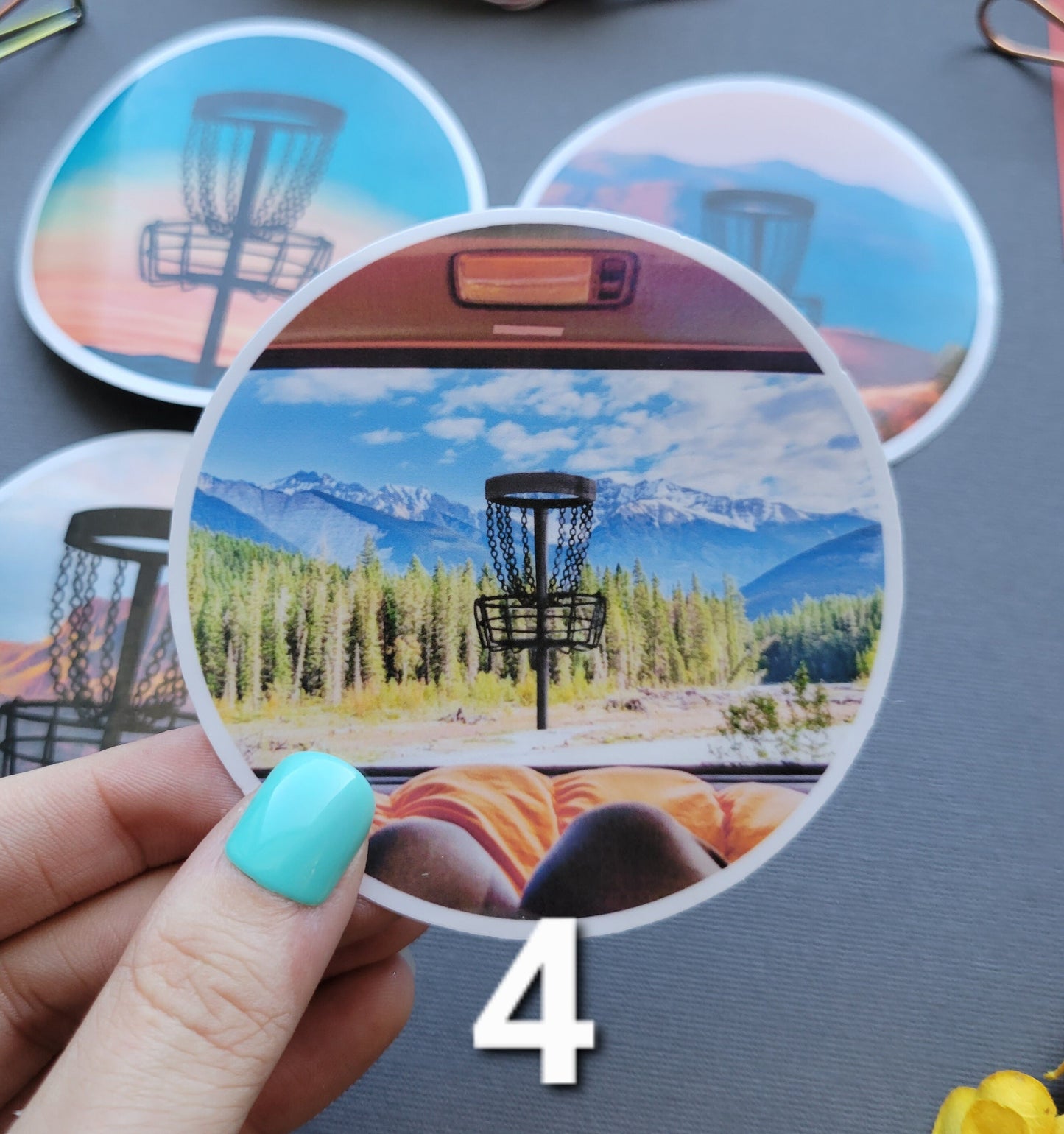 Disc Golf Nature Stickers