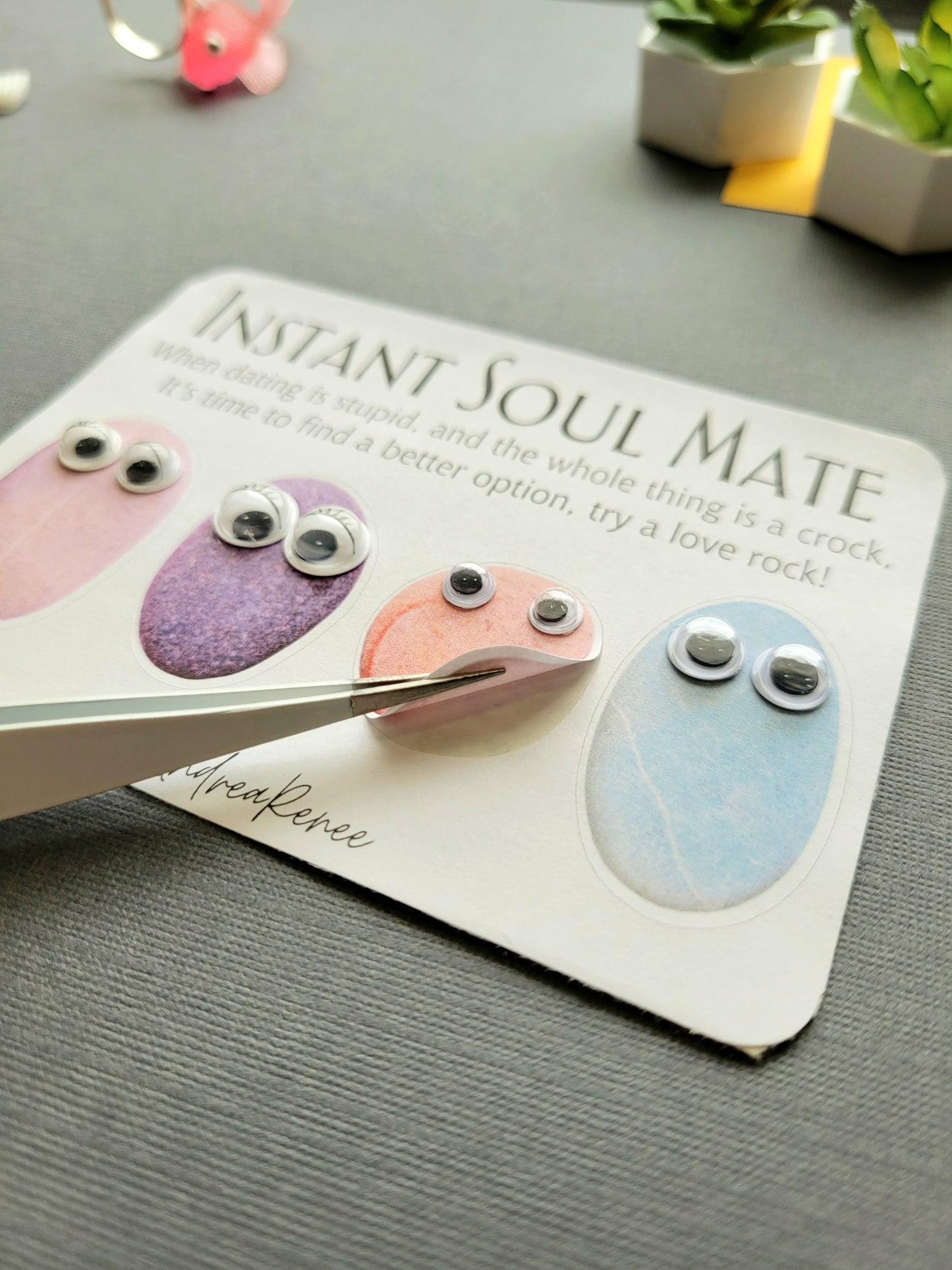 Instant Soul Mate, Love Rocks! Sticker Sheet