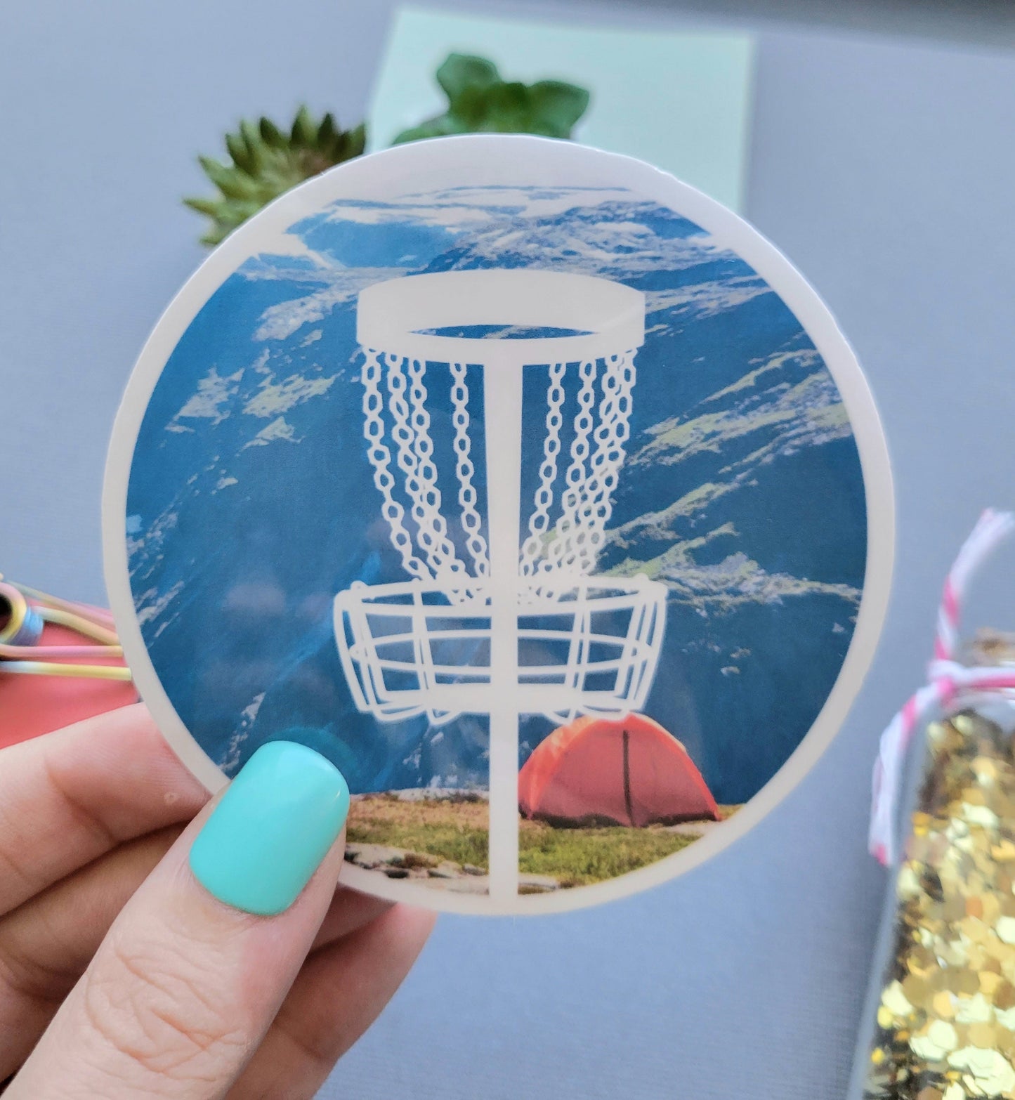 Disc Golf Nature Stickers