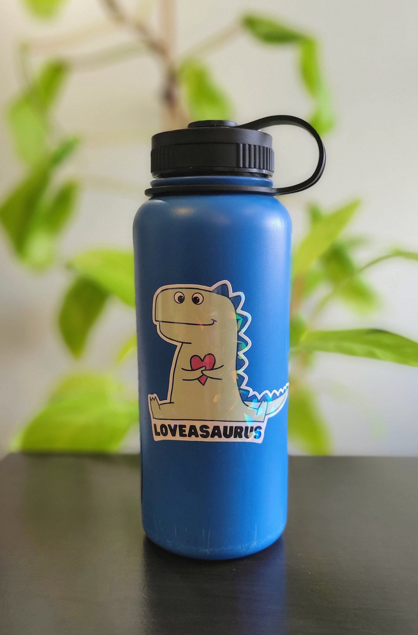 Loveasaurus Holographic Sticker