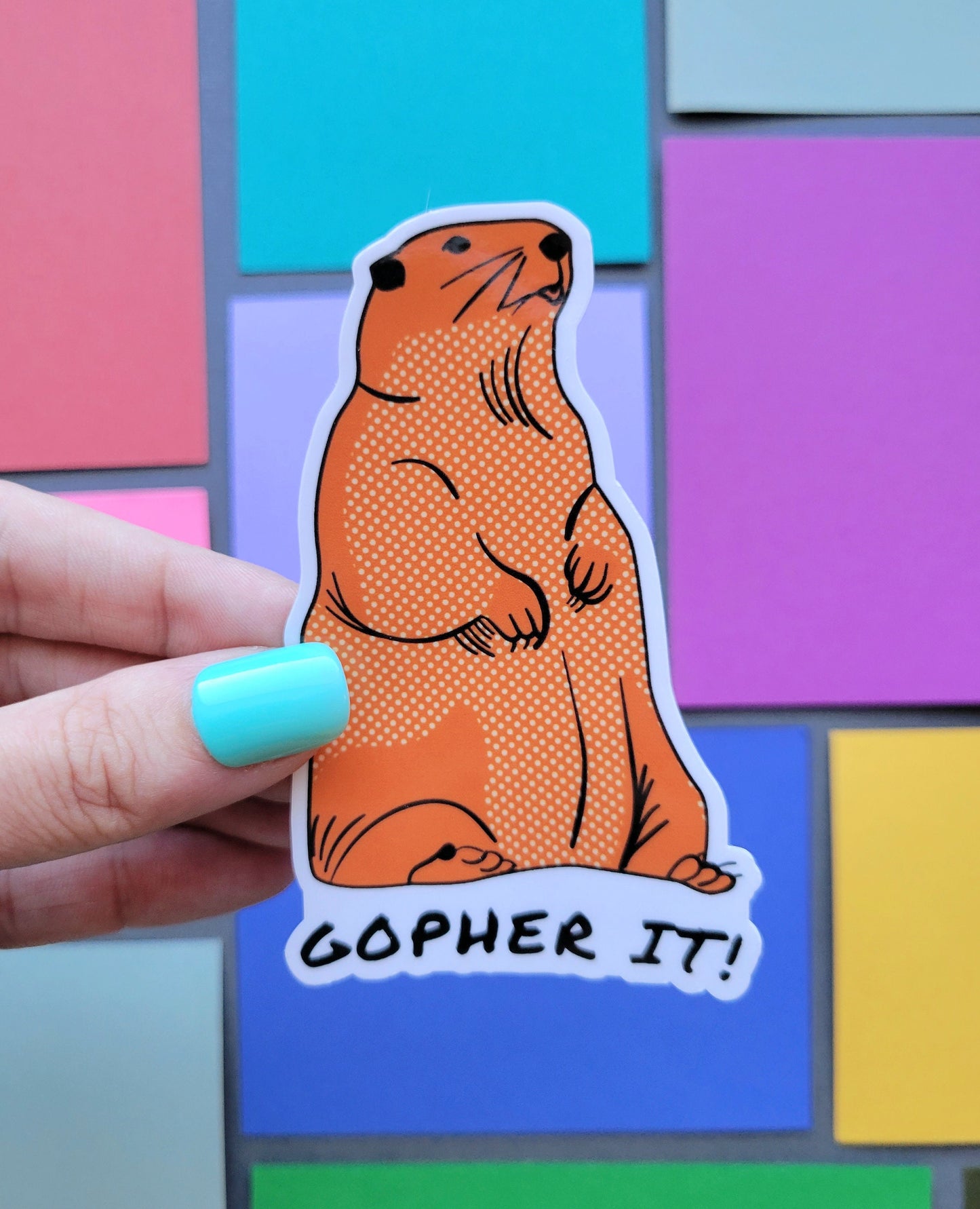 Gopher It Sticker