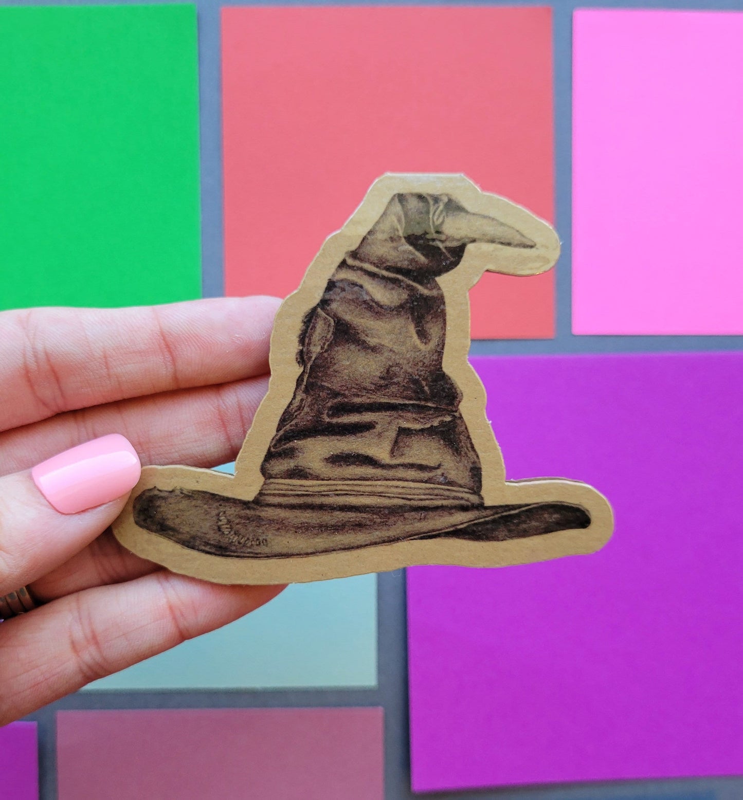 Magnetic Bookmarks - Sorting Hat and Flying Key