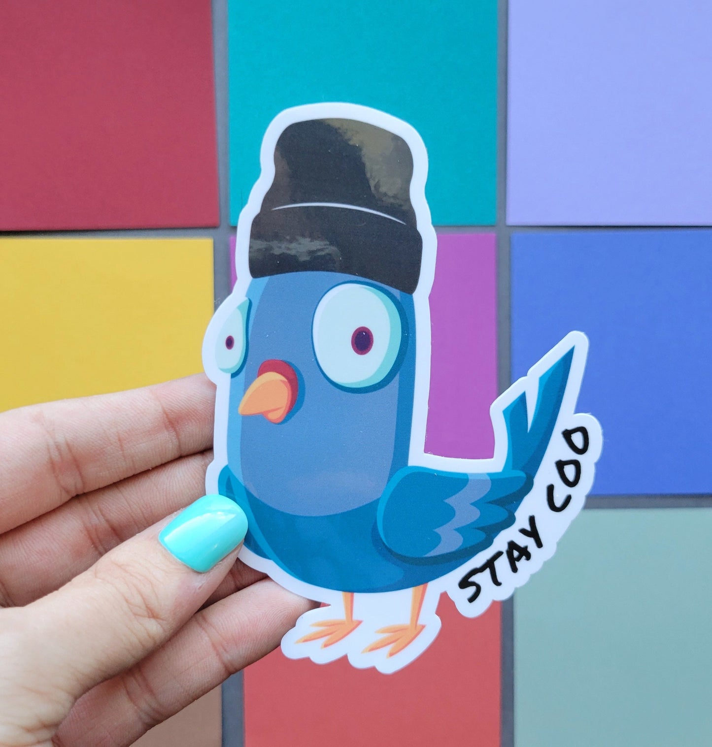 Stay Coo Pigeon Sticker