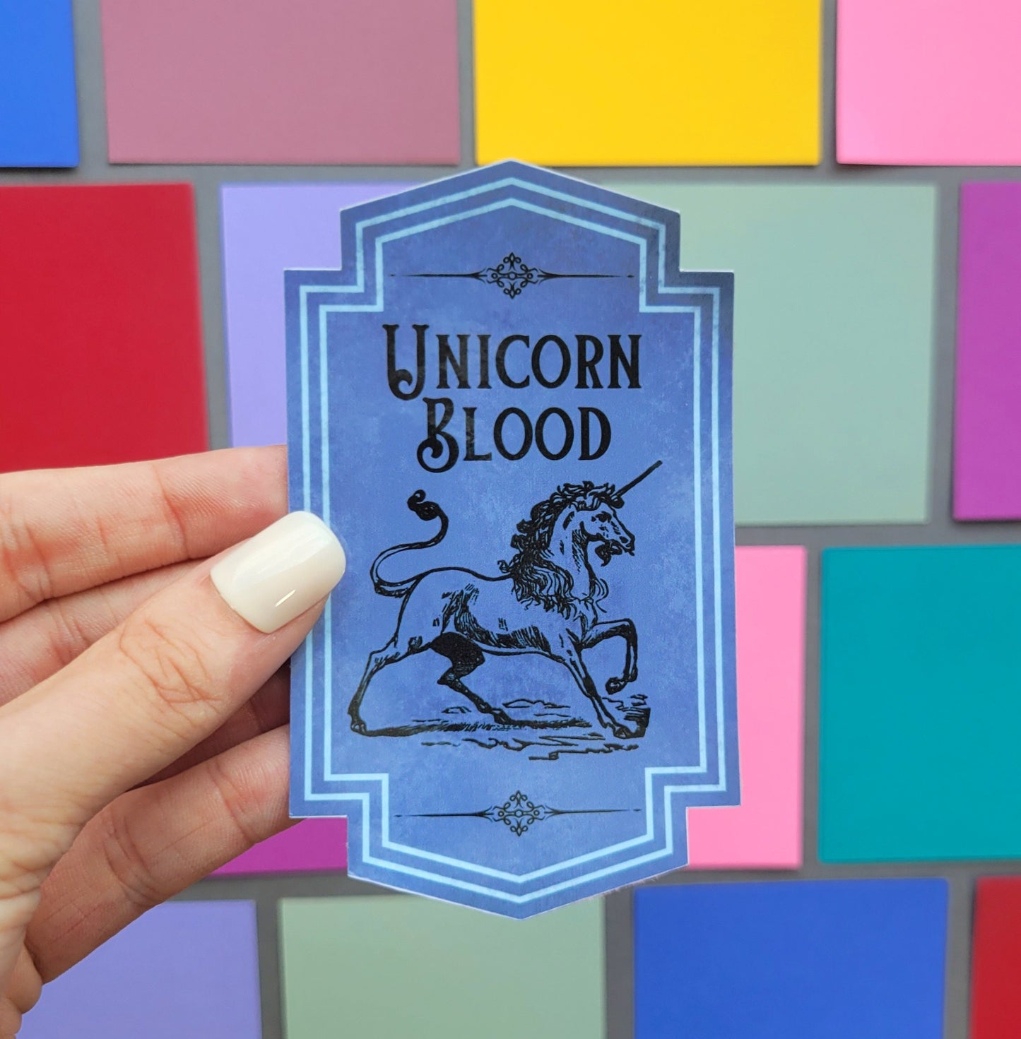 Unicorn Blood Sticker
