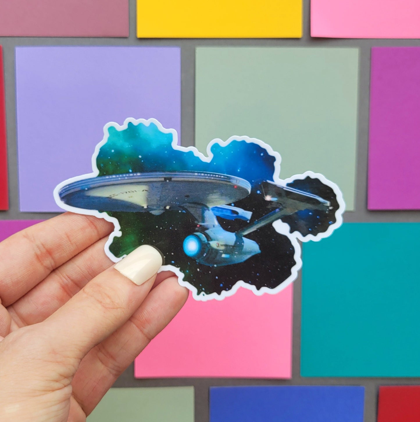 Enterprise Galaxy Sticker