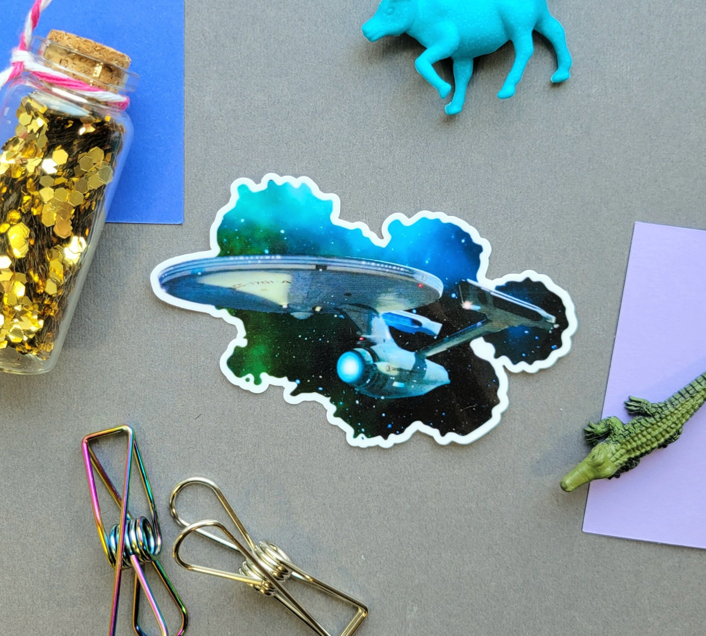 Enterprise Galaxy Sticker