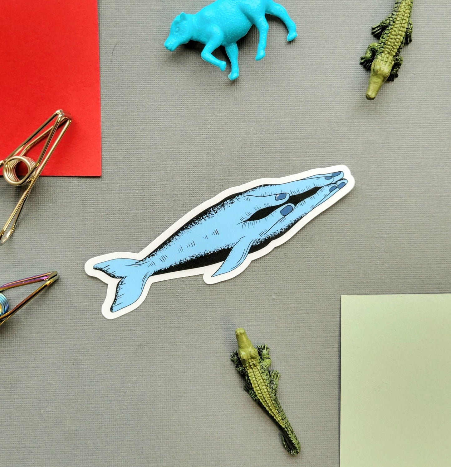 Whale That's Handy Sticker