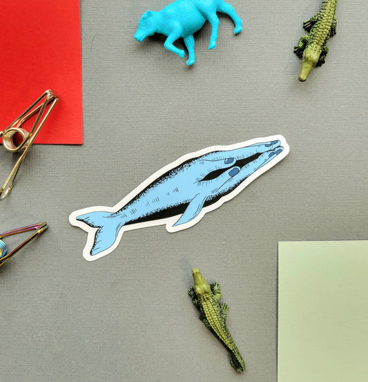 Whale That's Handy Sticker