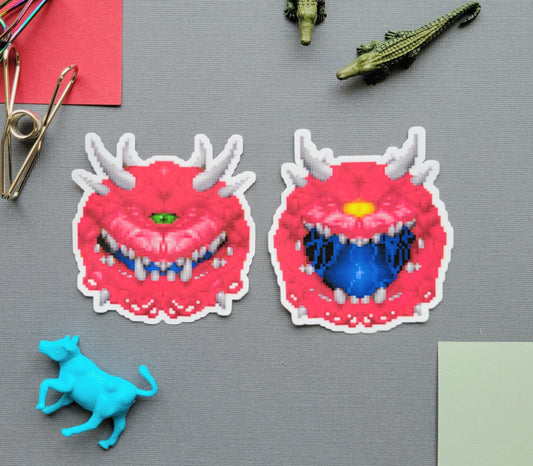 Doom Cacodemon Monster Sticker