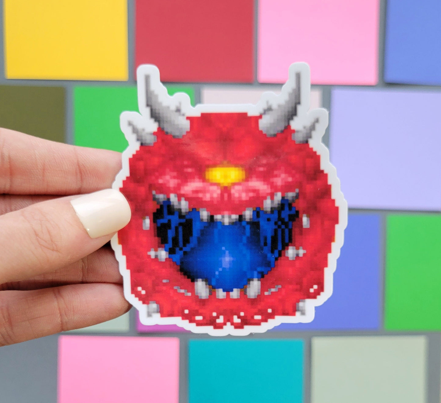 Doom Cacodemon Monster Sticker